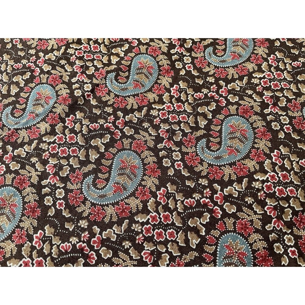 Howard Marcus "Hope" for Moda Fabrics Pattern 46082 Cotton Brown Paisley Print